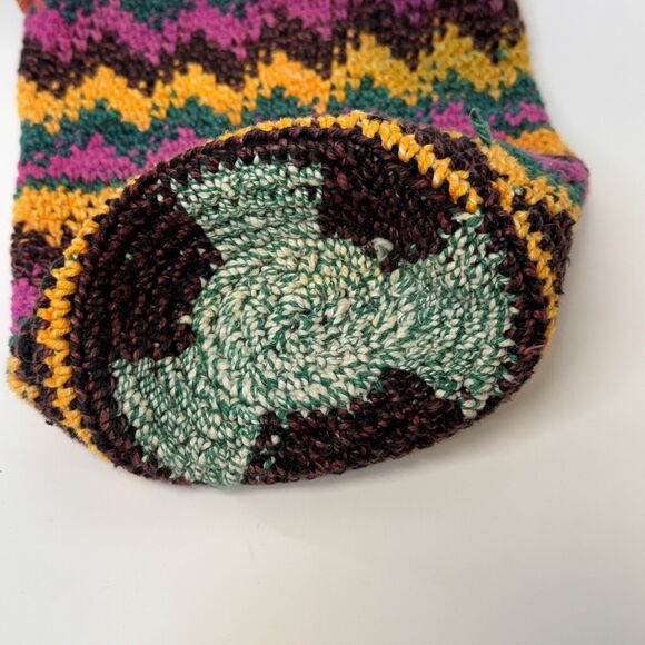 Veranda Wear Crossbody Bag Pink Multicolor Woven Boho Hippie Festival Handmade - Picture 8 of 10